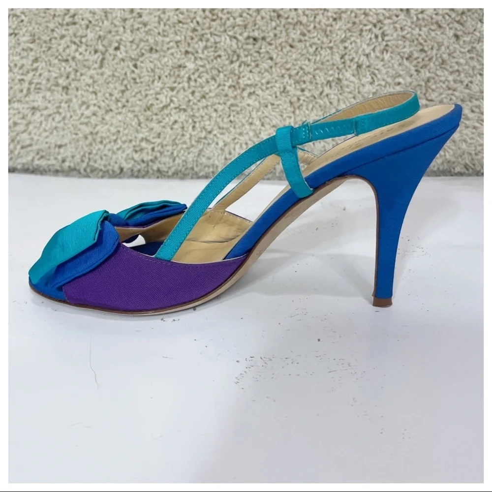 Kate Spade 'Stella' Slingback Heels EUC